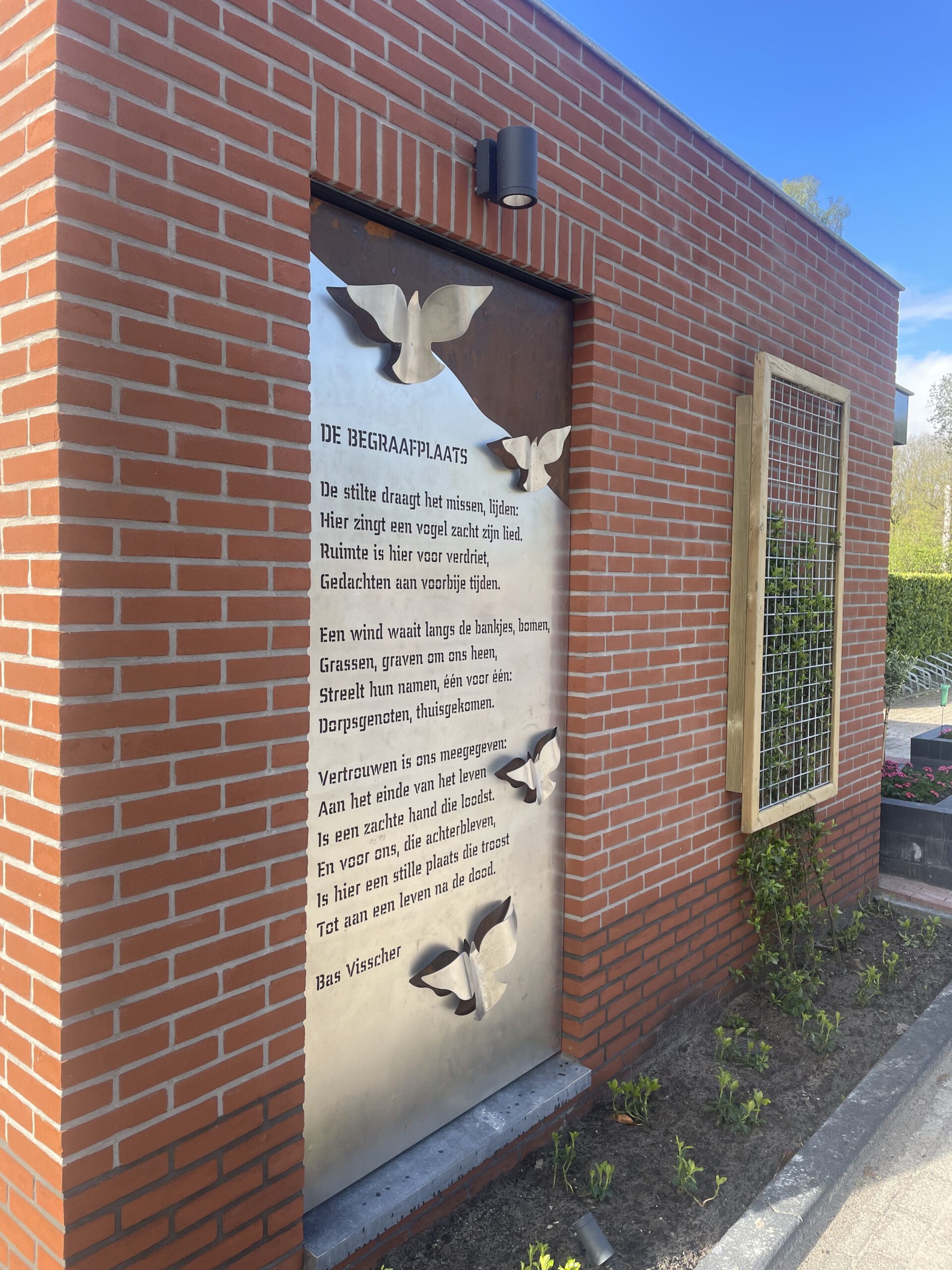 Een gedicht op de begraafplaats