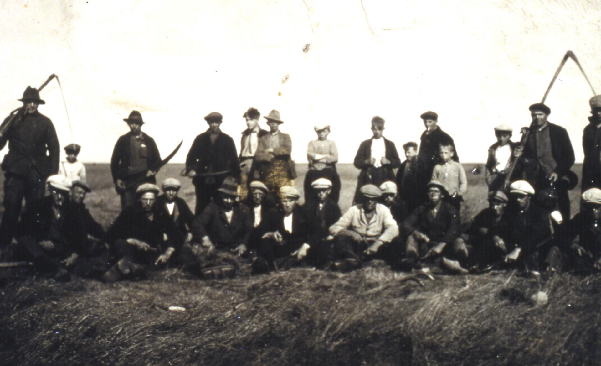 Hoe ze van Nieuwleusen naar Urk kwamen om te maaien